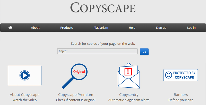 copyscape duplicate content checker