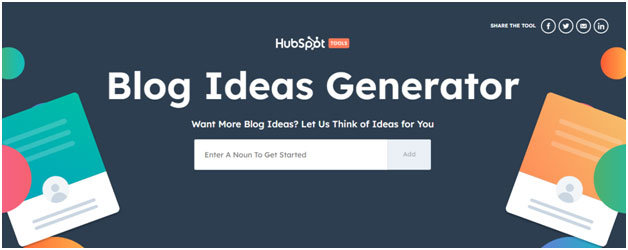 hubspot blog ideas generator